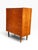 Here is a mid-century Danish modern teak tallboy dresser with six drawers. Its clean, compact shape makes it a practical,...