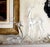 Modern Modern Transparent Acrylic Holiday Deer Figurine (Set of 2) For Sale - Image 3 of 5