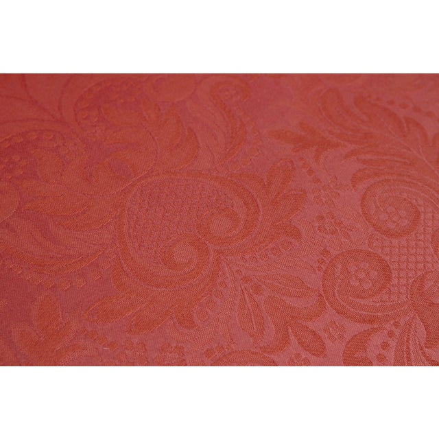 Brown Hancock & Moore Damask Upholstered Wing Chair For Sale - Image 8 of 14