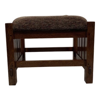 1990s Vintage Stickley Footstool For Sale
