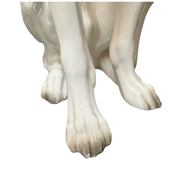 1960s Italian Ceramic Whippets, a Pair For Sale - Image 9 of 9