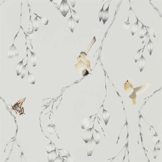 Harlequin Iyanu Wallpaper in Blush/Ochre For Sale