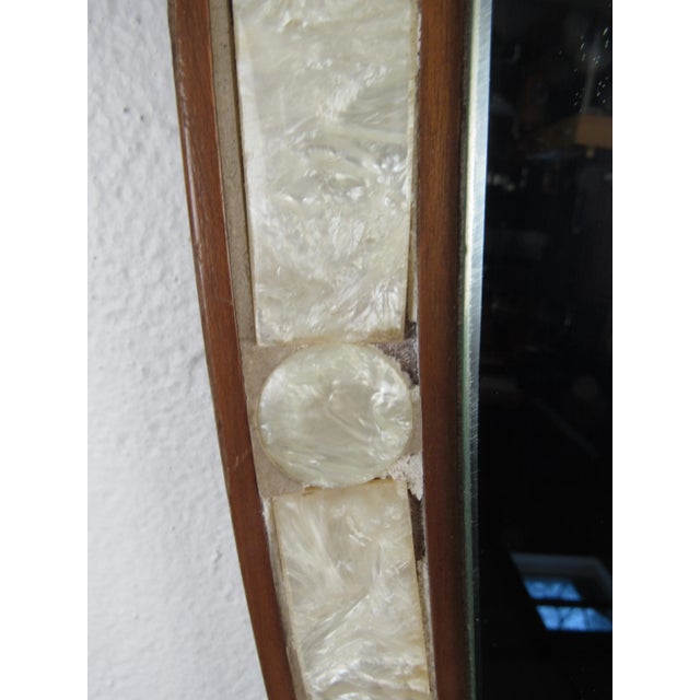 1960s Mid-Century Modern Arched Wall Mirror with Shelf For Sale - Image 10 of 12