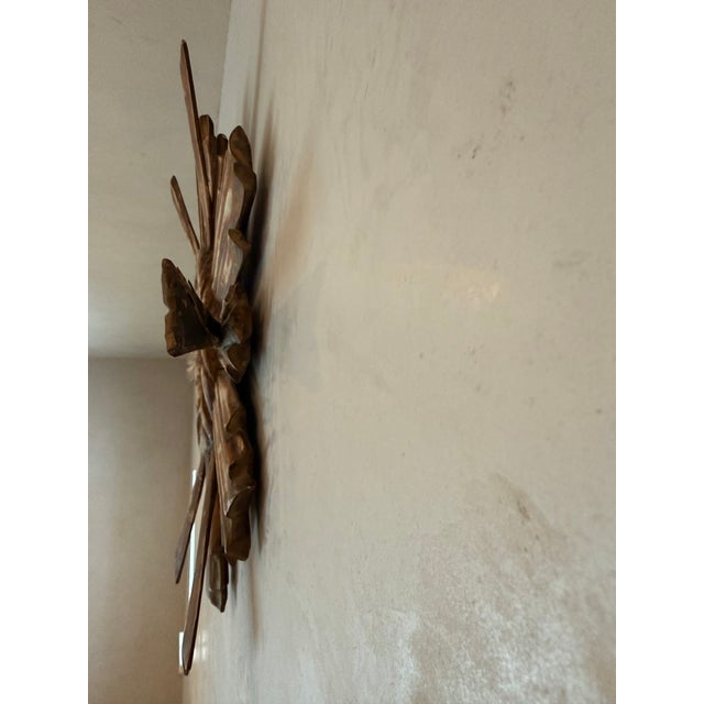 Mid 20th Century Mid 20th Century Sunburst Mirror For Sale - Image 5 of 5