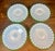 Glass Mid 20th Century Fenton Emerald Crest Milk Glass Saucer Plates - Set of 4 For Sale - Image 7 of 9