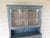 Primitive Shaker Style Paint Distressed Step Back Cabinet by Ezra G Tiffin Ohio For Sale - Image 4 of 18