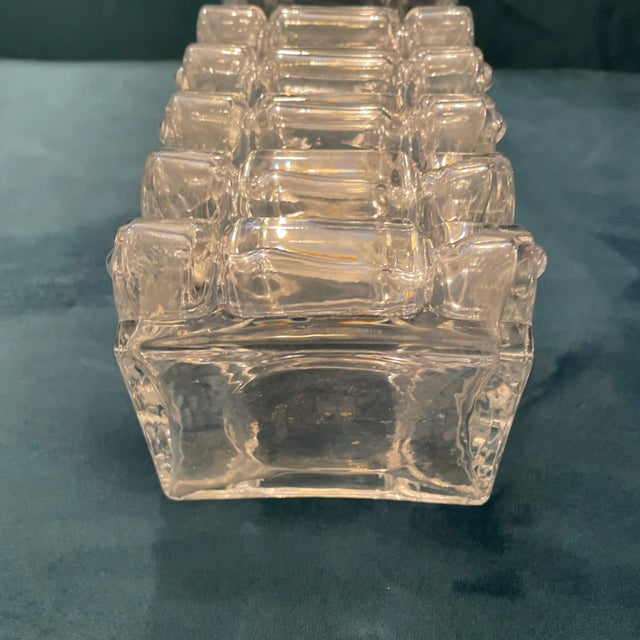Mid - Century Modern Silhouette Textured Glass Vase For Sale - Image 12 of 13
