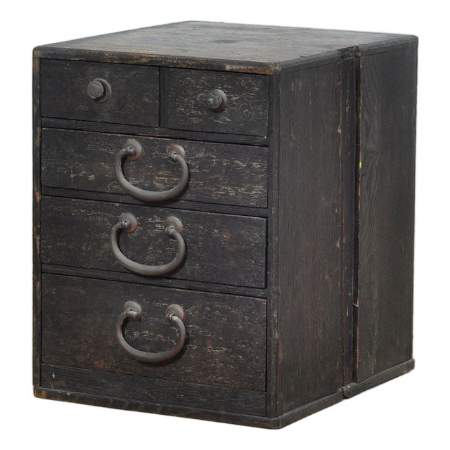 Small Japanese Chest of Drawers, 1900 For Sale