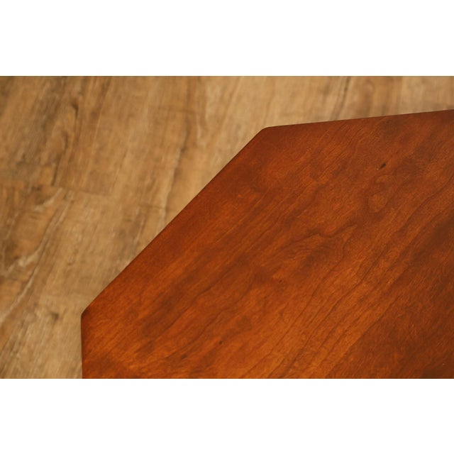 Stickley Mission Collection Cherry Octagonal Tabouret For Sale In Philadelphia - Image 6 of 18