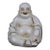 Chinese Vintage Ceramic Buddhist Sculpture,Hand Carved White Glaze Porcelain Statue of Maitreya Buddha For Sale