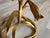 Drexel Mid-Century Arthur Court Style Drexel Gold Lilly Side Table For Sale - Image 4 of 6