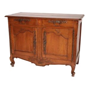 Antique Louis XV Style Provincial Fruitwood Buffet