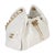 Contemporary White Quilted Caviar Mini Chanel 25 Hobo Handbag For Sale - Image 3 of 8