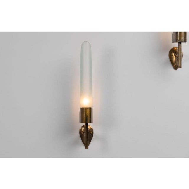 Model 2080 Sconces by Max Ingrand for Fontana Arte, Italy, 1955, Set of 2 For Sale - Image 11 of 14