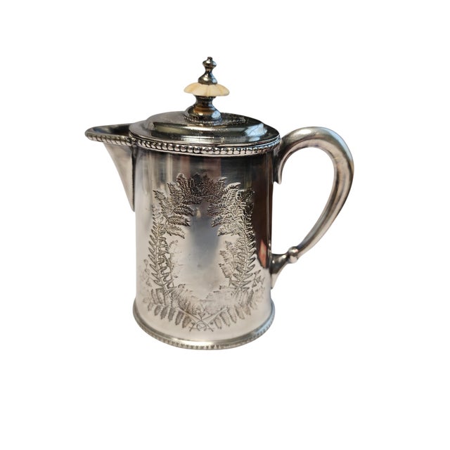 Late 19th Century Late 19th Century Victorian English Silverplate Coffee and Tea Set - Four Pieces For Sale - Image 5 of 7