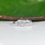 Metal 1.4Ct Lab Grown Diamond Band With 9 Lab Diamonds in Solid 14k Gold, Size 6.75 For Sale - Image 7 of 9