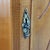 Wood Art Nouveua Cabinet with Floral Painting, 1910s For Sale - Image 7 of 9