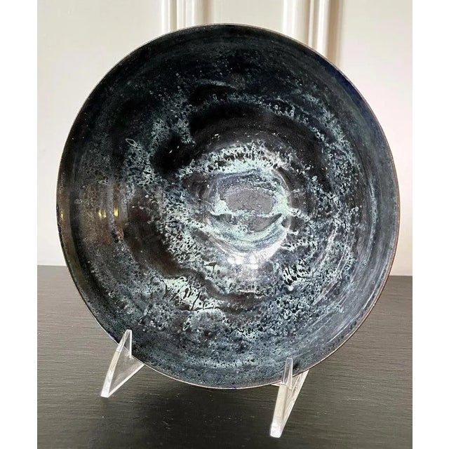Ceramic Bowl with Expressive Glaze by Beatrice Wood For Sale - Image 10 of 13