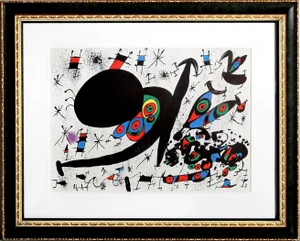 Homenatge a Joan Prats from Indelible Miro, Joan Miro Offset Lithograph
