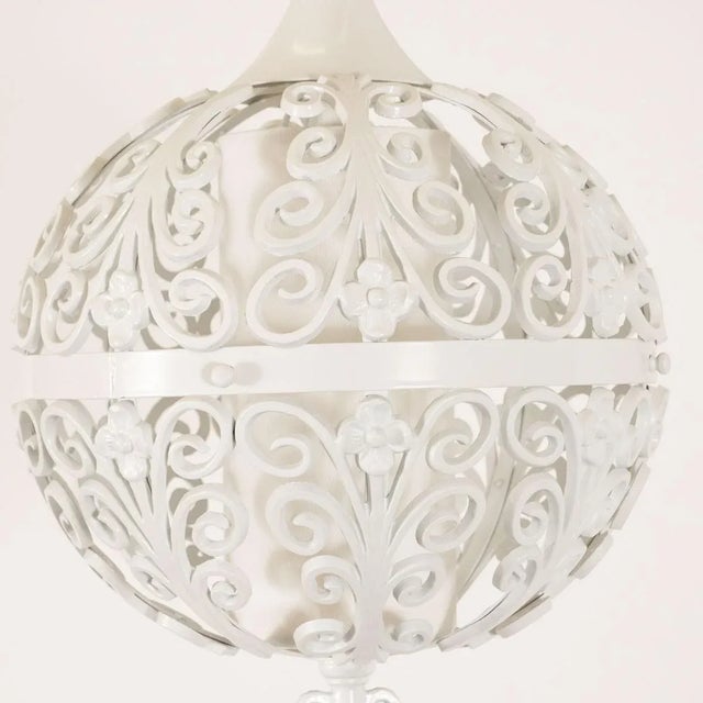 Moroccan Enameled Metal Moroccan Style Pendant For Sale - Image 3 of 8