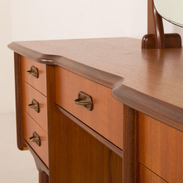 Mid-Century Dressing Table with Adjustable Mirrors, Norway, 1960s For Sale - Image 11 of 17