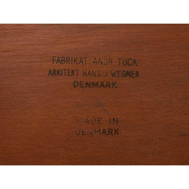 Mid-Century Side Table, Andreas Tuck, Hans J. Wegner by Hans J. Wegner For Sale - Image 9 of 10