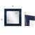 2020s Nottingham Navy Blue Mirror For Sale - Image 5 of 6