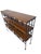 Brown Vintage Wrought Iron Scroll Shelf, Handmade Studio Piece, Spanish Revival Style For Sale - Image 8 of 17