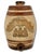 English Antique Stephen Greens Lambeth Salt Glaze Stoneware 2 Gallon English Pub Brandy Dispenser Cask - Circa 1840s For Sale - Image 3 of 18