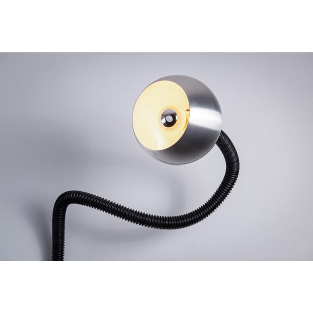 Black Serpent Wall Lamp by Martine Le Forestier for Raak Amsterdam, 1968 For Sale - Image 8 of 15
