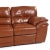 Natuzzi Style Brown Leather Modular Reclining Sofa For Sale - Image 11 of 11