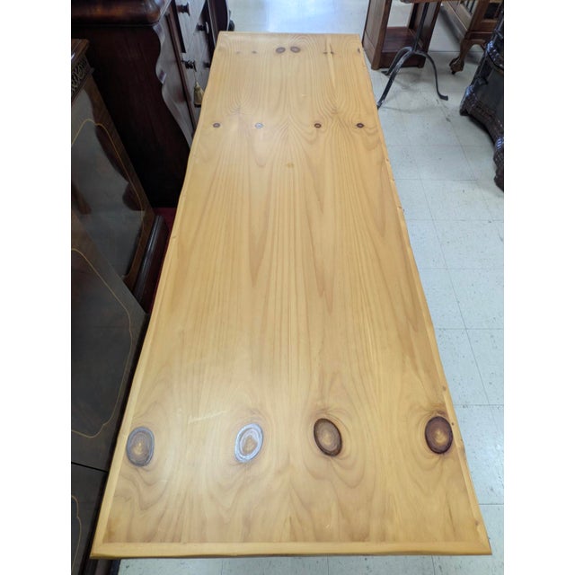 Rustic John B. Mortensen Western Console/Sofa Table, Moose For Sale - Image 3 of 9