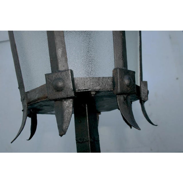 Large 19th-Century Iron Lanterns, 1890s, Set of 2 For Sale - Image 16 of 18