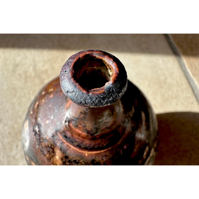 Studio Ceramic Art Single Flower Vase by Gillian Dodds, Australia, 1970s For Sale - Image 10 of 14