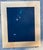 Original collage approximately 6 x 8.5 done with vintage papers laid down on black paper Overall size with frame is...