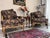 Late 20th Century Pair of French Provincial Louis XV Style Floral Tapestry Lounge Chairs For Sale In Los Angeles - Image 6 of 6