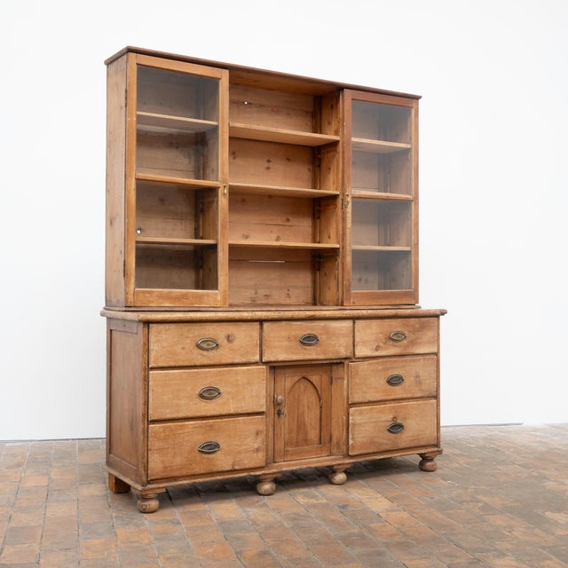 Antique Blonde Pine Dresser, 1900 For Sale - Image 10 of 12