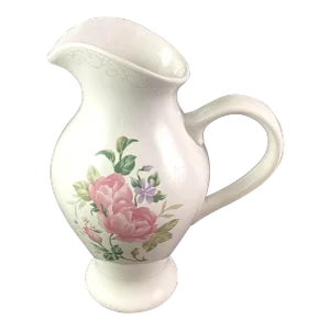 1980s Gorham Lady Anne Ceramic Pitcher