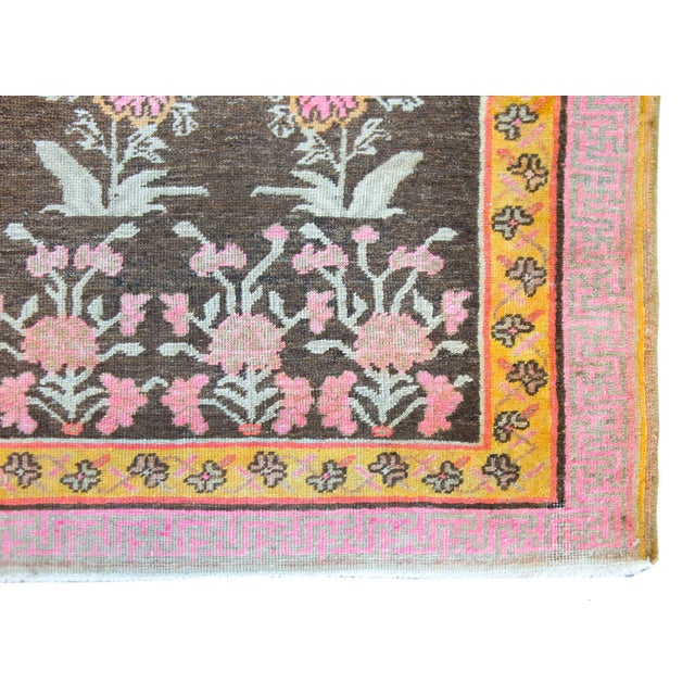 Early 20th Century Central Asian Khotan Rug For Sale - Image 10 of 13