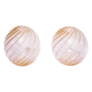 Murano Glass Balls, 1950s, Set of 2