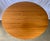 Calligaris Walnut and Chrome Tulip Table. Unmarked.