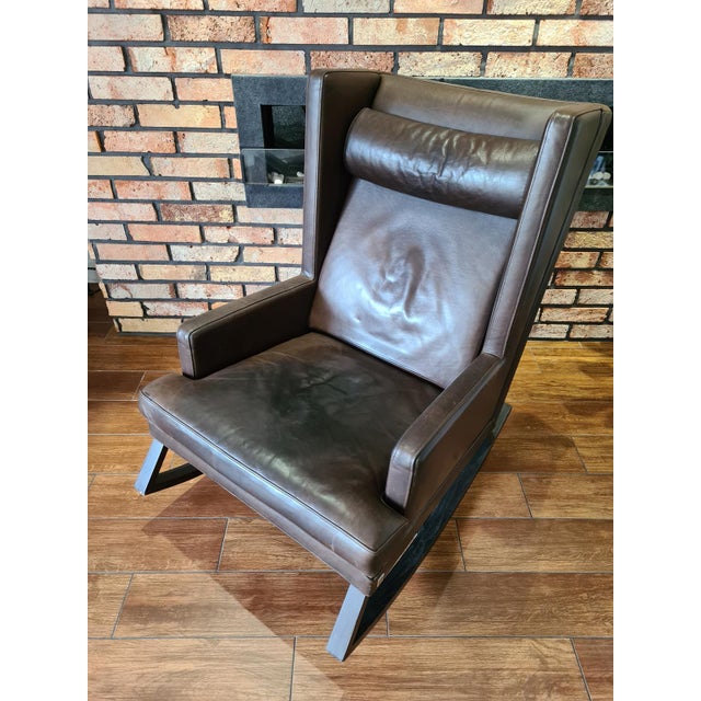 An elegant rocking chair crafted by the German manufacturer BW – Bielefelder Werkstätten, known for producing high-...