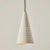 1950s Italian White Perforated Cone Pendant Attributed to Gino Sarfatti For Sale - Image 10 of 13