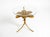 Mid-Century Modern Mid-Century Florentine Gilded Side Table with Large Leaves and Glass Top, 1960s For Sale - Image 3 of 18