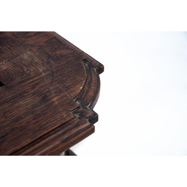 Brown Oak Cabinet, France, 1920s For Sale - Image 8 of 11