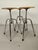 1950s Industrial Adjustable Stools, 1950s, Set of 3 For Sale - Image 5 of 13