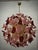 Pink and Red Murano Art Glass Sputnik Chandelier, 2000s For Sale - Image 9 of 10