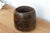 Indian Antique Dark Stained Teak Grain Pot For Sale - Image 3 of 6