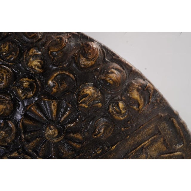 1970s Vintage Adrian Pearsall Sculptura Brutalist Wall Mounted Dry Bar for Craft, 1970's, Attributed For Sale - Image 5 of 7