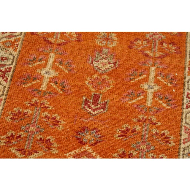 Vintage Handmade Runner Rug For Sale - Image 5 of 7